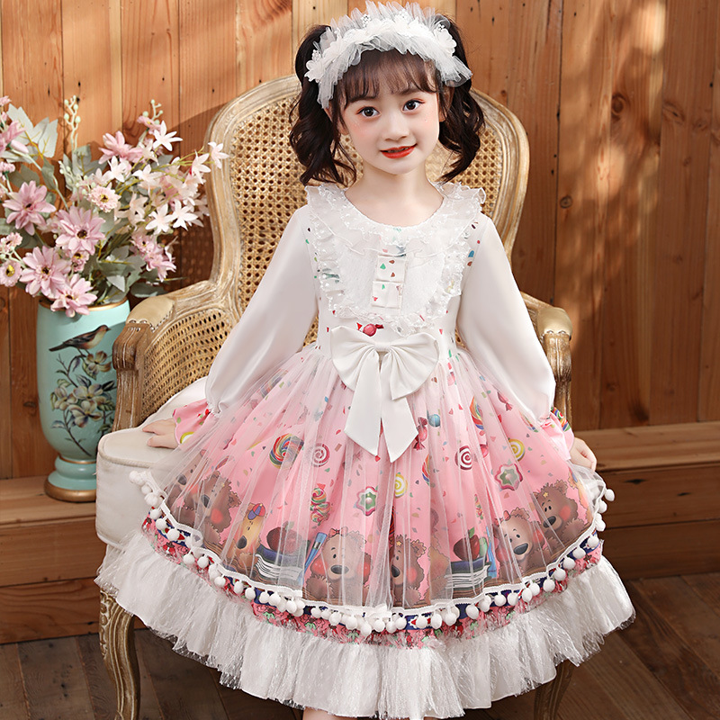 Váy lolita cho bé gái sơ sinh 012345678 tuổi Babystore88 Đầm công  chúa bé gái hàng thiết kế V11